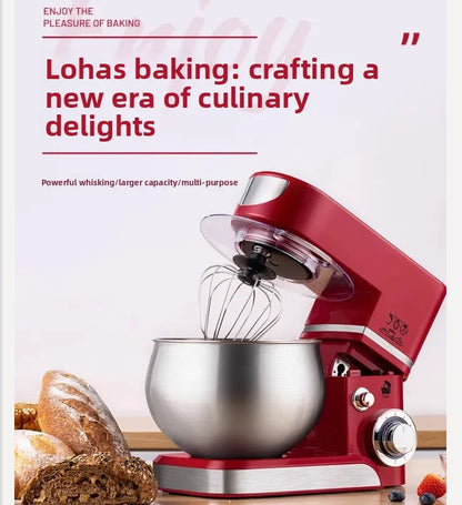 110V/220V Dragon Stand Mixer Small Household Multi-function Dough Kneader Cream Whisker Automatic LAB