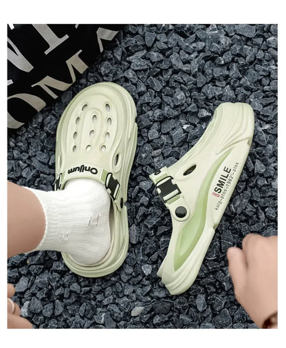 Male Sandals Casual Shoes Outdoor Beach Sandals Women Soft Clogs Garden Bottom Indoor Summer Flip Flops Men Massage Slippers