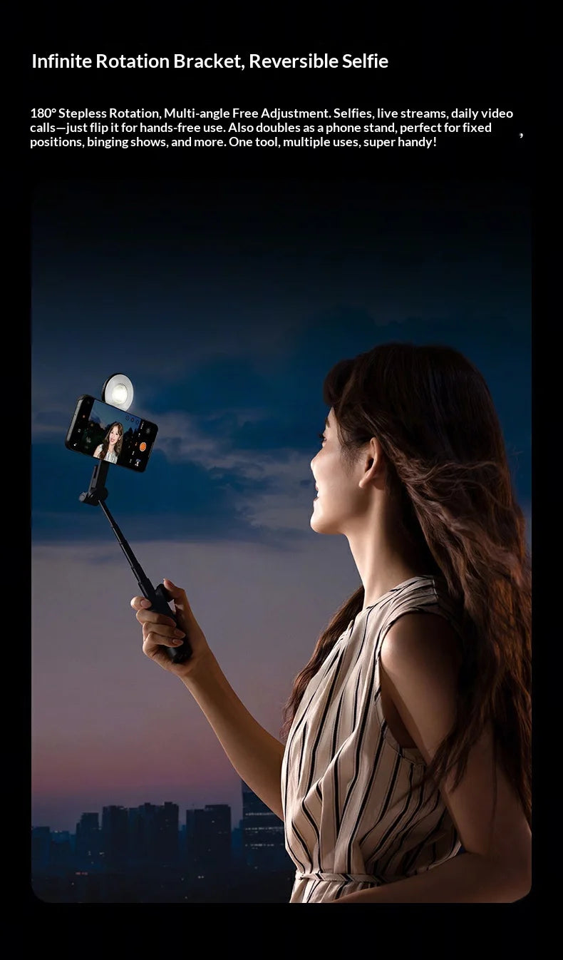 For Oppo Hasselblad Professional Magnetic Flash Light Super Brightening Unique One Click Exposure Continuous Flashing CCD Style