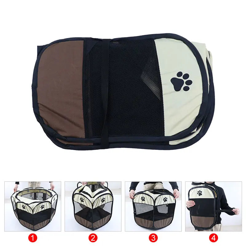 S/M/L Cat Delivery Room Detachable Summer Pet Tent Outdoor Dog Bed Folding Dog Fance Cat Nest Dog Enclosure Cage for Cats Dogs