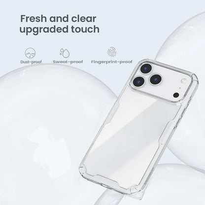 Nillkin for iPhone 17 Pro Max 16 Pro Max 15 Pro  14 13 iPhone series TPU+PC Silicone Soft Transparent Phone Back Cover
