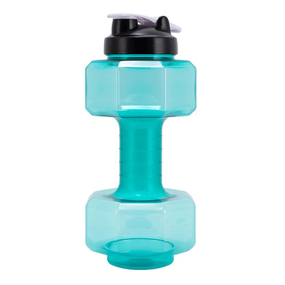 2.6L Sports Dumbbell Shaped Kettle Sport Water Bottle Outdoor Indoor Fitness Cycling Water Bottle Camping Cold Water Bottle