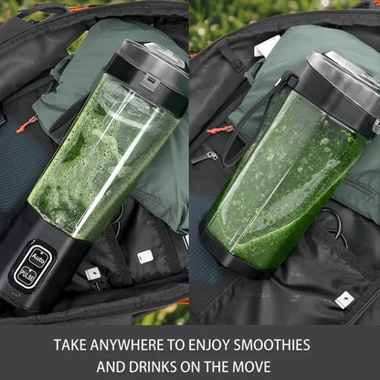 Portable Electric Juice Maker Blender 700ML USB Rechargeable Fruit Mixer 6 Blades Juicer for Shakes Smoothies Fresh Juicing Cup