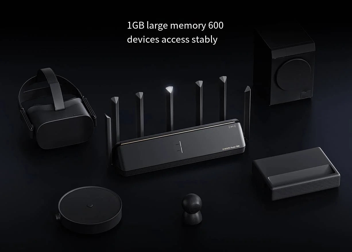 Xiaomi  Wireless Wifi 7 Router BE7000 Signal Booster Repeater Extend Gigabit Amplifier 160MHz 1GB Memory Tri-band Mesh Mi Route