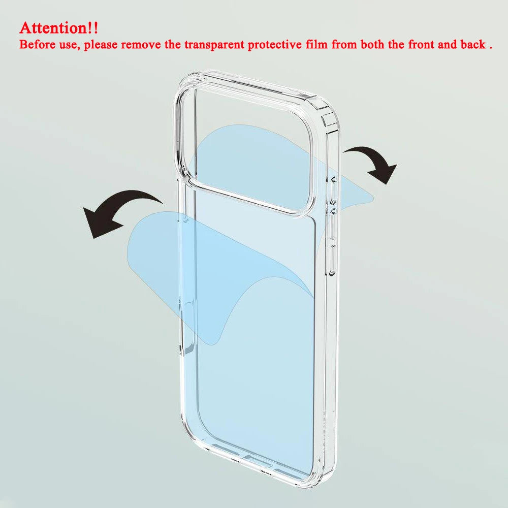 Nillkin for iPhone 17 Pro Max 16 Pro Max 15 Pro  14 13 iPhone series TPU+PC Silicone Soft Transparent Phone Back Cover