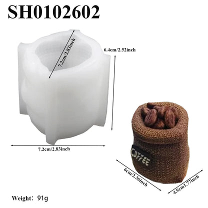 Coffee Bean Bag Design Silicone Cake Mold Chocolate Moulds Party Dessert Baking Tools Mousse Cake Mold Kitchen Pastry Supplies