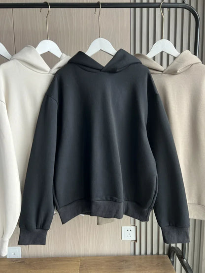 2024 Autumn/Winter new TRAF women's multi-color selection classic simple all-in-one hooded loose long-sleeved hoodie sweatpants