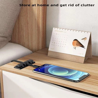 Silicone Cable Organizer USB Data Cable Winder Flexible Cable Management Cord Clips For Mouse Headphone Earphone Car Wire Holder