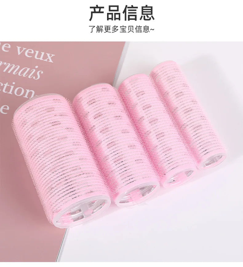 Large Self-Adhesive Hair Rollers Hairdressing Home Use DIY Magic Styling Roller Roll Curler Hair Women Beauty Tools 미용실파마