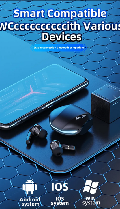Lenovo Bluetooth Wireless Headphones Built In Microphone USB Type C Charging Port Noise Isolating Comfortable Over Ear Headset C