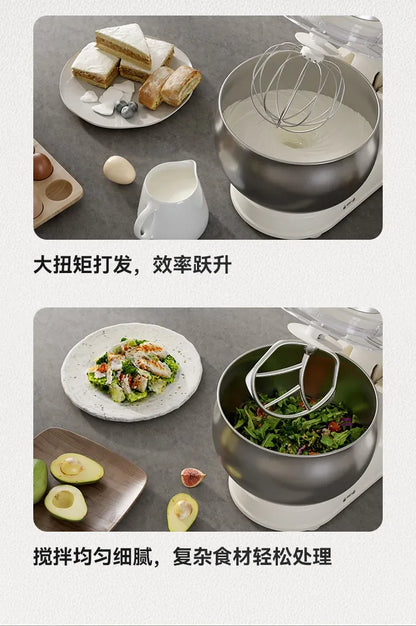 1200W Household Multifunctional Stand Mixer 5L Dough Kneading Cream Whisking Machine