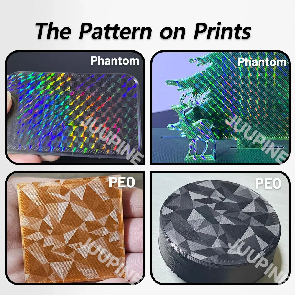 JUUPINE For Bambulab Build Plate 257x257 Spring Steel Sheet Pei Peo  Pey Sheet P2S A1 X1C P1S build plate 3d Printer Bamboo Lab