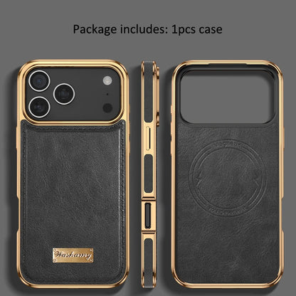 Business Retro Leather Back Case For iPhone 17 Pro Max / 17 Air For Magsafe Magnetic Magnets Shell