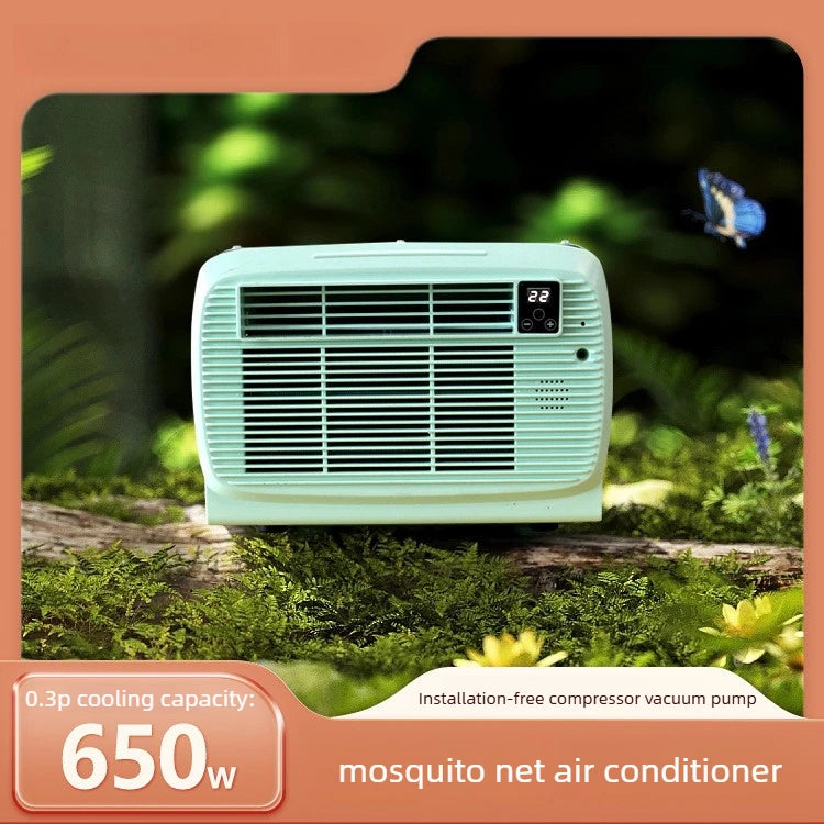 650W Powerful Cooling Portable Air Conditioner Compact Mobile AC for Outdoor Camping Tent Travel