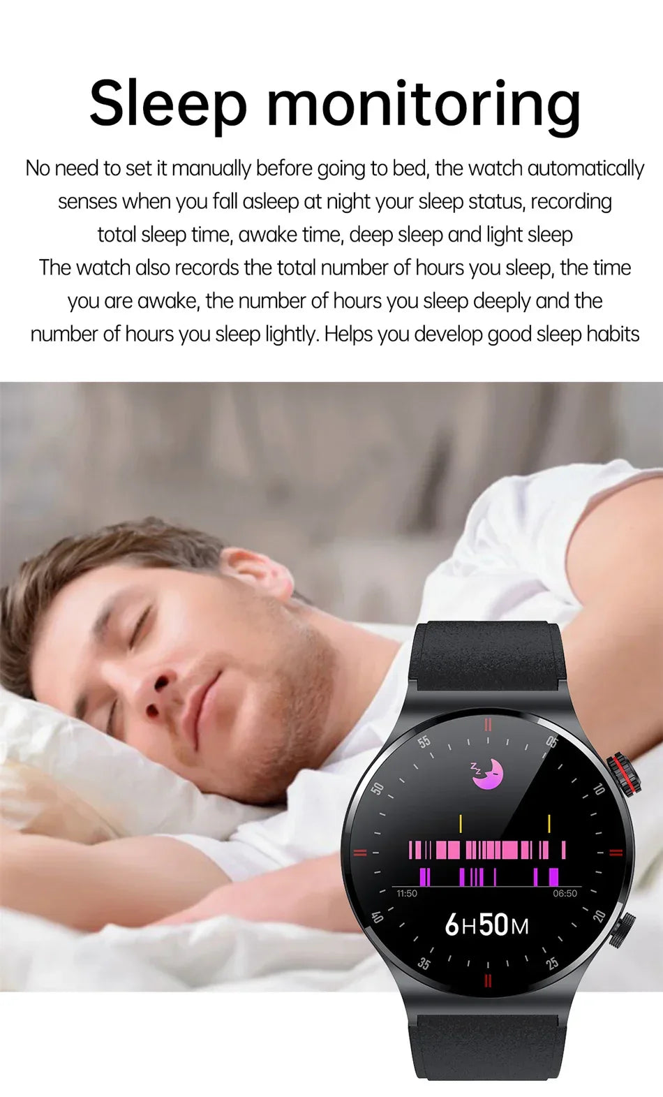 2023 New Bluetooth Call Smart watch Men Full touch Screen Sports fitness watch Bluetooth is Suitable For Android ios Smart watch