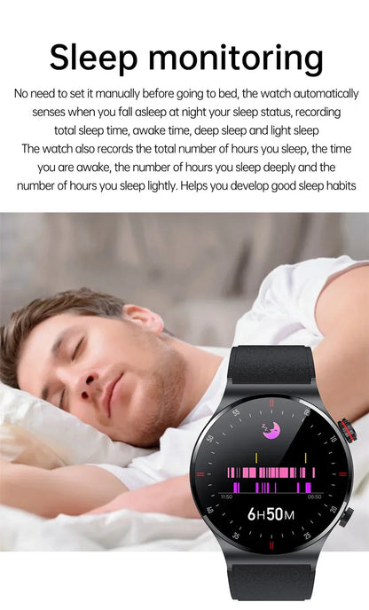 2023 New Bluetooth Call Smart watch Men Full touch Screen Sports fitness watch Bluetooth is Suitable For Android ios Smart watch