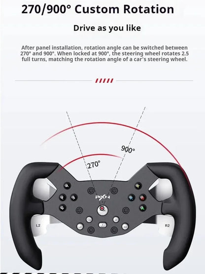 New PXN W V10-F Formula F1 Gaming Steering Wheel Racing Disk Adapted to V10/V10Pro Steering Wheel Racing Man Gifts pxn w v10-f