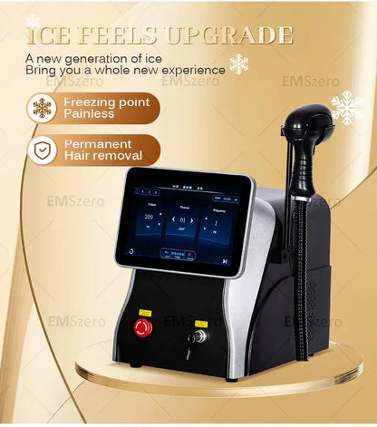 3500W Freezing Point Private Parts Body Face 808nm Diode Laser Hair Removal Machine Multifunction Permanent Painless Epilator