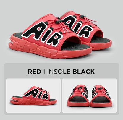 Air Cushion Slippers Summer Men Sandals Thick Sole Beach Slippers Flats Cloud Slides Sports Slippers Outdoor Man Sneaker Shoes