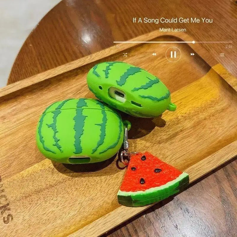 Simulation fruit 3D watermelon cute earphone cover for Huawei Freebuds Pro5 Pro4 Pro3 Pro2 4i 5i 6i 7i 4 5 FreeClip FreeClip2