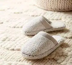 HOT SALE Blue Lotus 2025 Sherpa Fur Slippers Ultra Cozy Soft Cushion Slippers For Warm Indoor Living