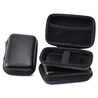 Portable Phone Charger Zipper Bag EVA Protection Case Hard Disk Data Cable Headphone Storage Pocket Pouch Travel Storage Box