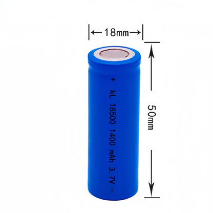 2Pcs/Lot 3.7V 18500 1400mAh rechargeable lithium battery 3.7V strong light flashlight anti-light special lithium battery