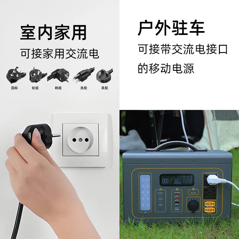 650W Powerful Cooling Portable Air Conditioner Compact Mobile AC for Outdoor Camping Tent Travel