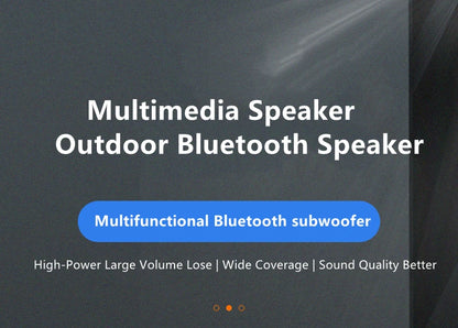 30W Wireless Column Big Power Stereo Portable Bluetooth Speaker Subwoofer Bass Party Speakers with Microphone Family Karaoke USB