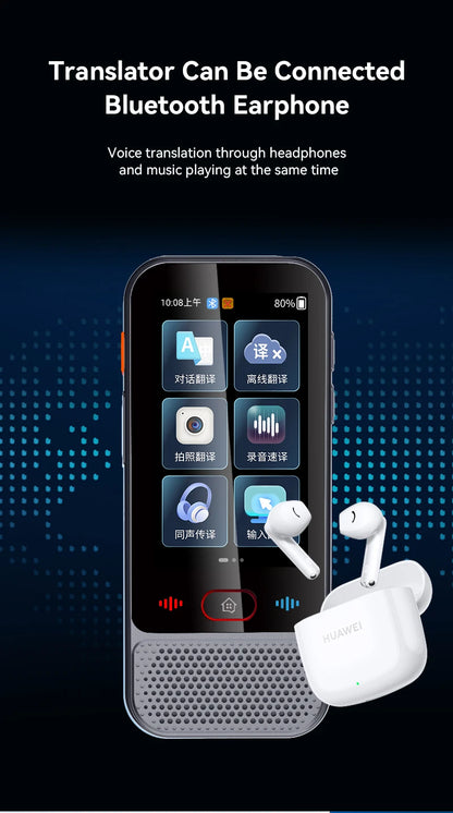 2026 New M30 Smart Voice Translator 139 Online Languages 14 Offline WIFI Photo Recording Dictionary Translation Business Travel