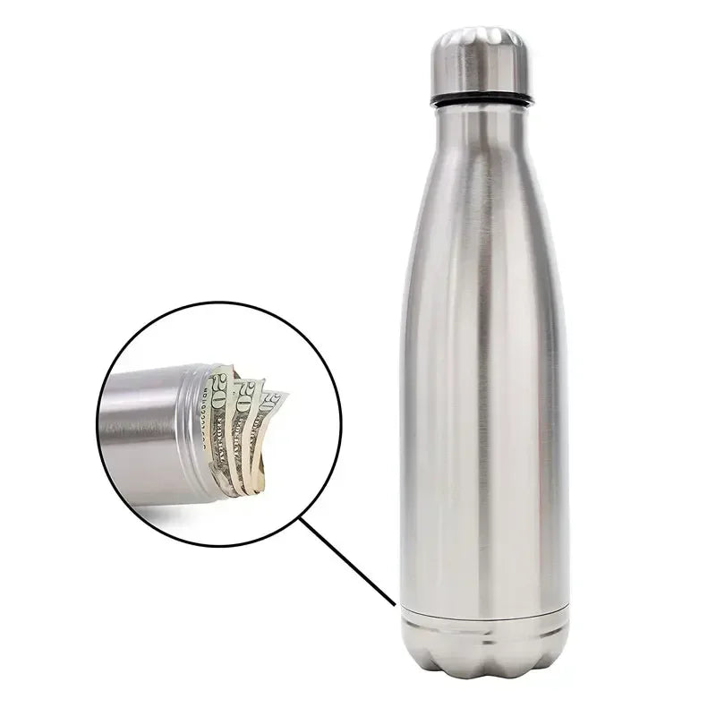 Hilo 750 ml diversion Water bottle Portable water bottle Money Bonus key chain box safe hiding place