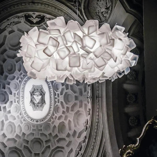 Modern Hanging Ceiling Lamp Chandelier for Living Room Lustre Petal Pendant Chandelier Bedroom Restaurant Black Indoor Lights