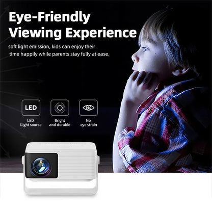 AUN Y3 MINI Projector Home Theater LED Portable 3D Video Smart TV Cinema Game Wired Mirror IPhone For Full HD 4K Video Via HDMI