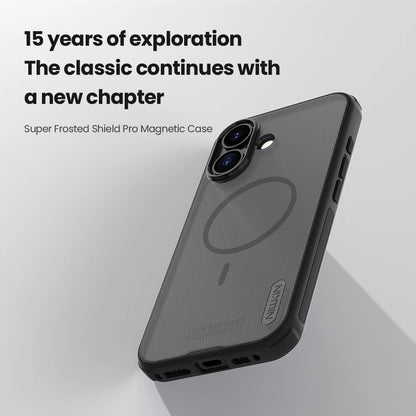 Nillkin For iPhone 17 Pro Max 17 Air iPhone 16 Pro Max 16 Plus Magnetic Shield Pro Phone Case Anti Fingerprint Back Cover