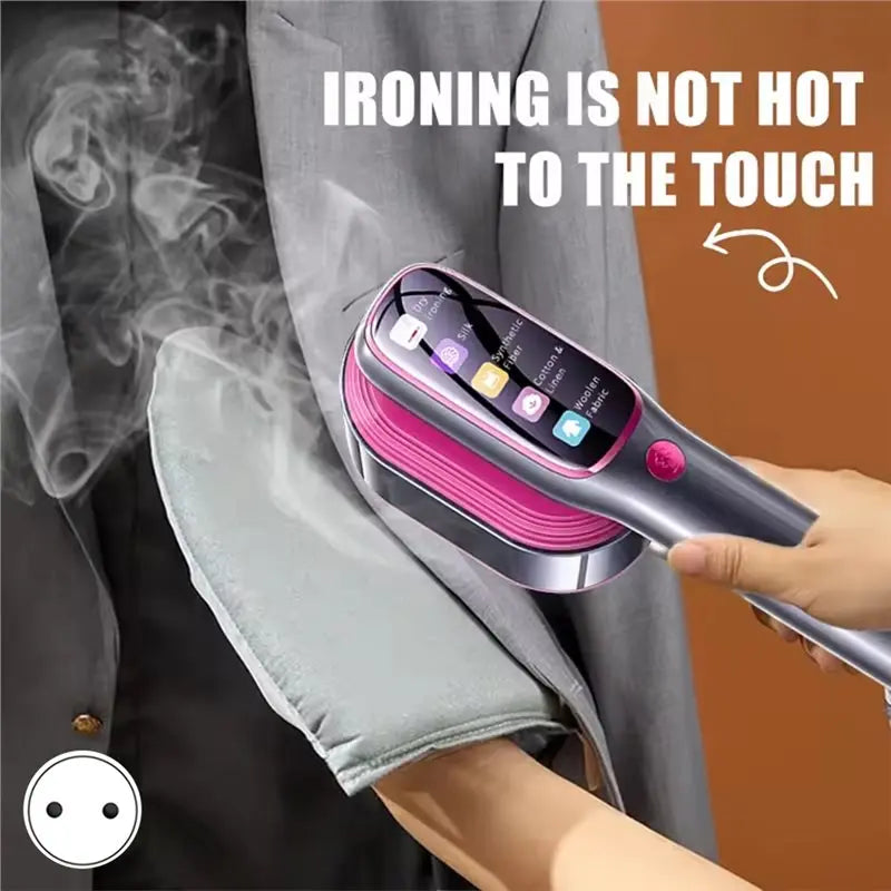 A74G-Garment Steamer EU Plug Handheld Steam Iron Portable Mini For Clothes Fast Heating Travel Garment Fabric Press Machine