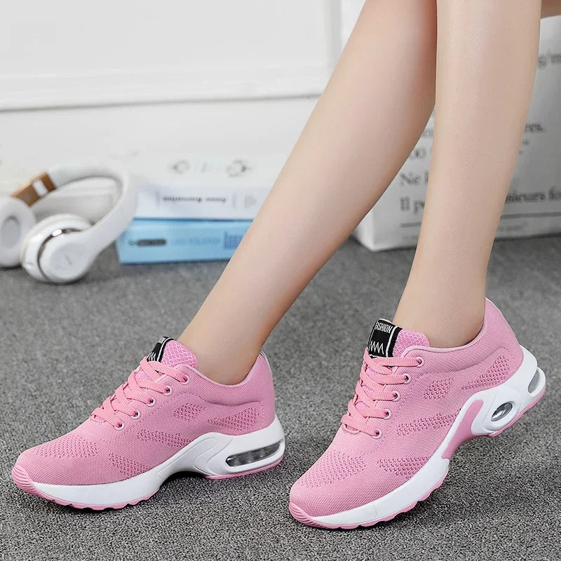 MAEDEF New Fashion Ladies Casual Shoes Summer Light Mesh Breathable Shoes Women's Sports Shoes Outdoor Anti-slip Training Shoes