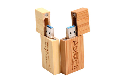 JASTER USB 3.0 Wooden block  Flash Drive red wood pendrive 4GB 8GB 16GB 32GB 64GB Pen  Memory Stick U Disk gift