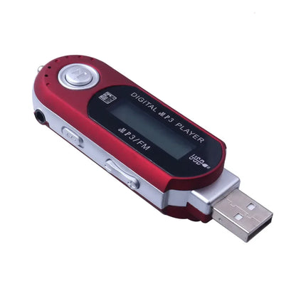 Mini USB MP3 Player Portable 32GB TF Storage FM Radio Music Player Digital LCD Screen Multifunction MP3 Music Player USB Stick
