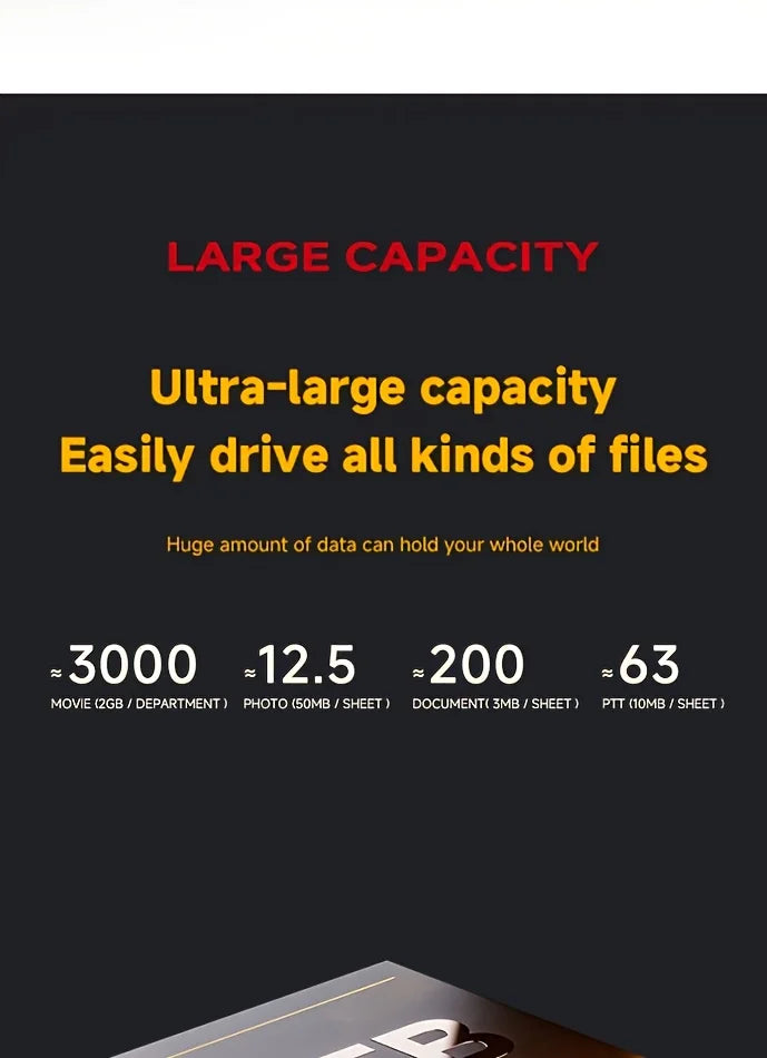 KODAK P190 Portable External Hard Drive 500GB 1TB USB 3.0 HDD Mechanical Mobile Disk for PC Laptop Gaming Storage