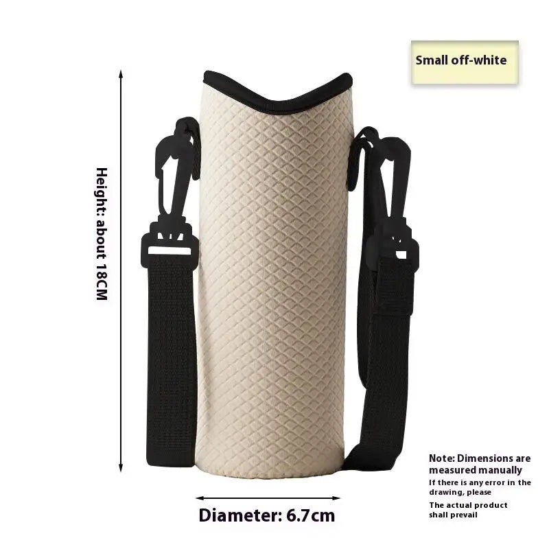 Portable Water Bottle Cover Insulated Bag Portable With Strap Water Bottle Case Cup Sleeve Vacuum Cup Sleeve Camping Accessories