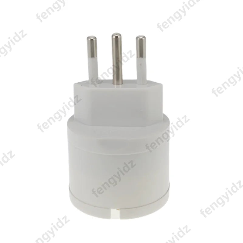 3PCS 1500W Europe Germany to Italy Travel Adapter 10A 250V Power Plug Converter for Italy Syria Uruguay Chile Electrical Socket