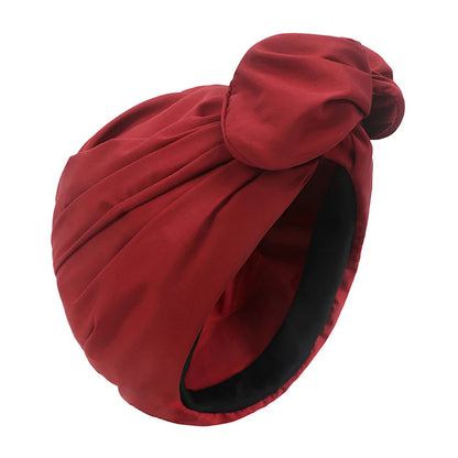 Woman Muslim Headscarf Cap Cotton Headband African Head Wraps Elegant Retro Turban for Ladies Beanies Caps Muslim Headpiece