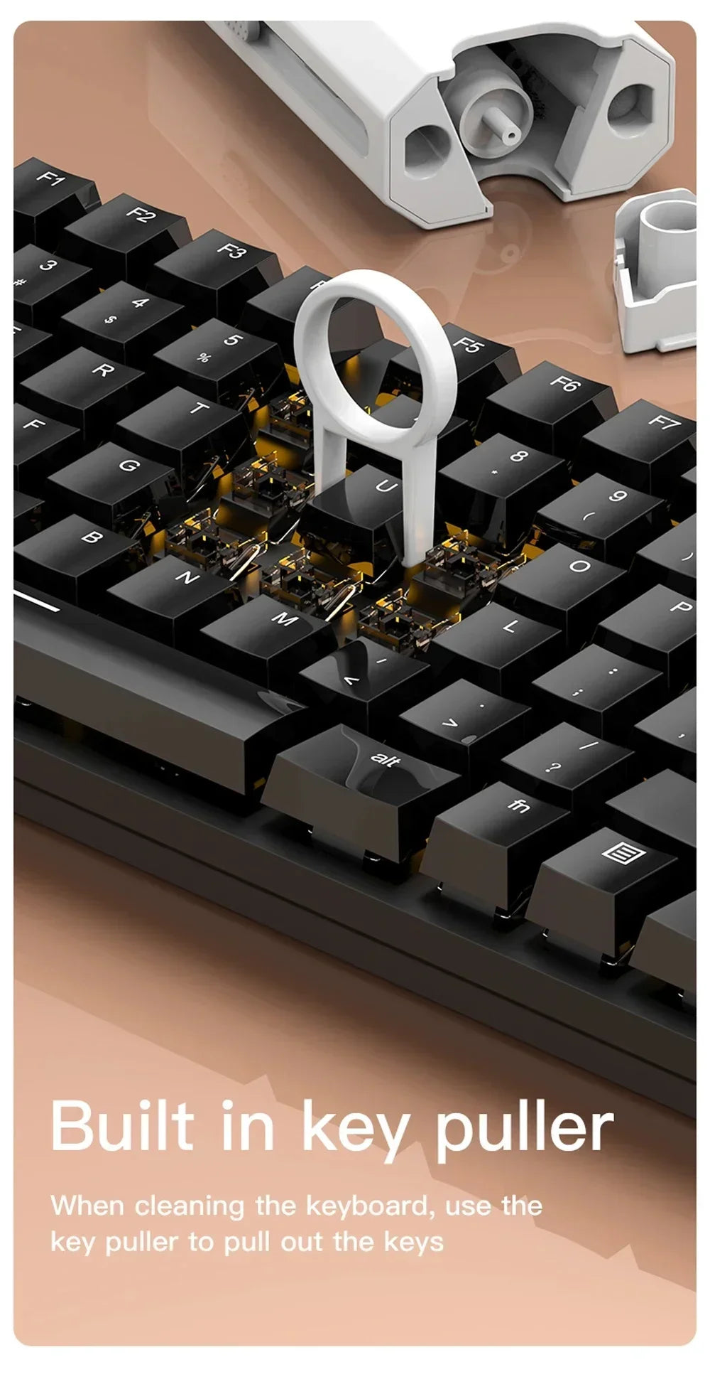 8 In1 Cleaning Kit Computer Keyboard Cleaner Brush Earphones Cleaning Pen For Headset Phone Cleaning Tools Keycap Puller