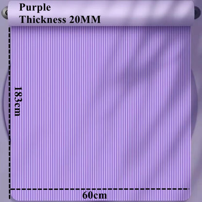 183×60cm Thick Yoga Mat Anti-skid Sports Fitness Mat 20MM Comfort Foam Yoga Matt for Exercise Yoga and Pilates Gymnastics Mat