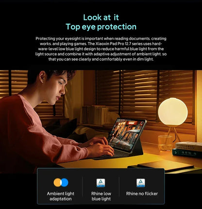 Global ROM Lenovo Xiaoxin Pad Pro 2025 12.7 inch Tablet Original  Dimensity 8300 144Hz 2.9K Display Android 14 10200mAh Pad PC