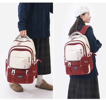 Teen Girls Backpacks for School 8-12 Years Students Casual Fashion Travel Backpacks Portability College Backpack for Women Bag