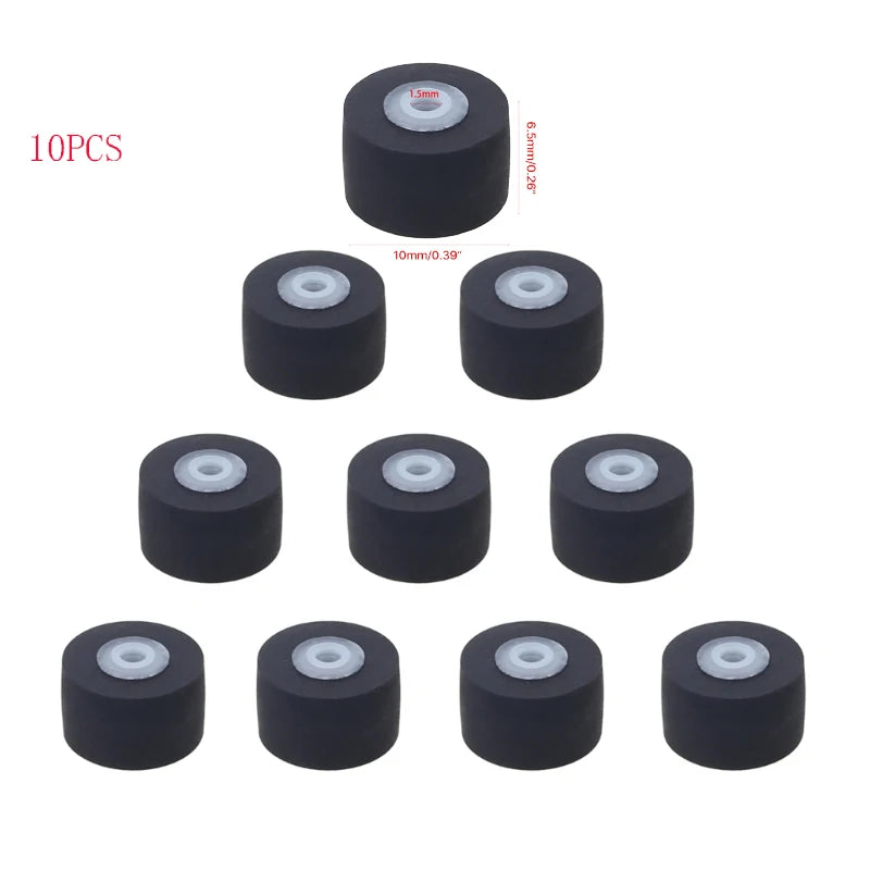 13mmx8x2 Car Press Belt Cartridge Audio Radio Tape Recorder Movement Rubber Pinch Roller Stereo Cassette Deck Wheel