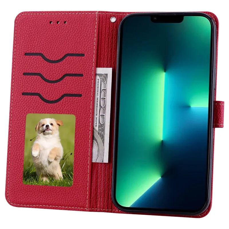 For Poco X7 Pro Case Leather Wallet Phone Case For Xiaomi Poco X7 Pro 5G Case Book Coque Fundas Cover For Poco X7 Pro 5G Bumper