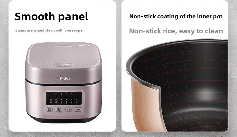 4L Smart Rice Cooker with Timer Function, Household Energy-Saving Soup and Porridge Cooker, Multifunctional Rice Cooker