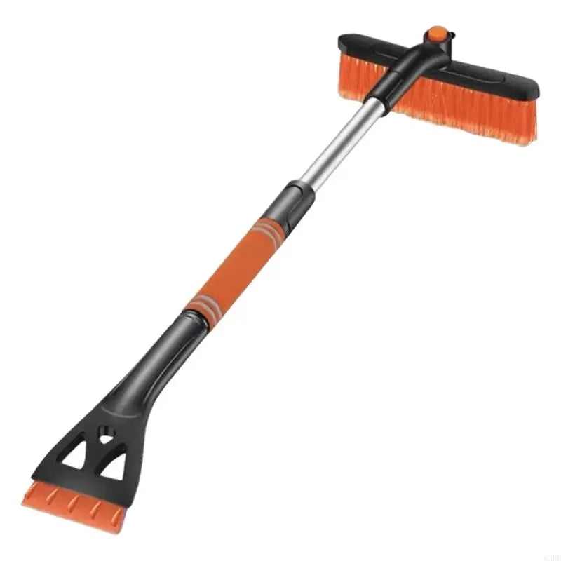 2025 New Three Function Auto Ice Scraper Removal Tool Detachable Design 34 Inch Extendable Rod Foam Cushion Grip For Windshield